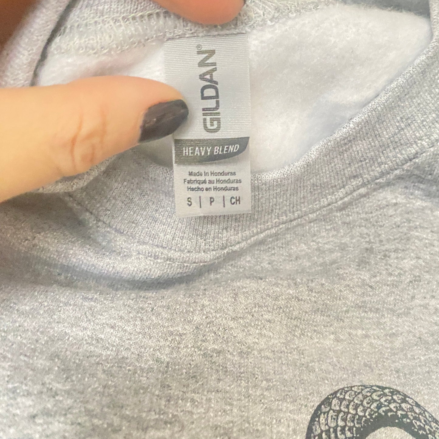 Gildan Heavy Blend Gray Pullover Sweatshirt