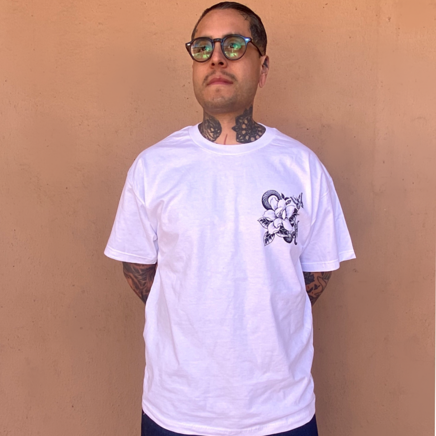 Sombra Grays Justin Olivier White Tee Shirt