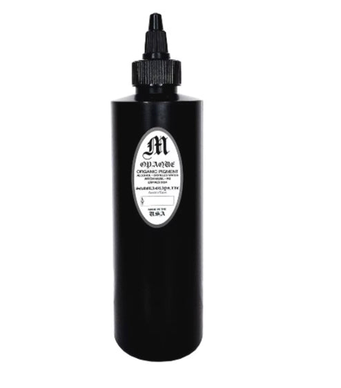 A black bottle of opaque medium wash tattooing ink with a label indicating it is made by Magic Black.bottle of tattoo ink. for tattooers, made in new mexico, marketed in austin texas. for black and gray tattooing Intro Sets
Magical Black
Denim Dark Wash
Denim Medium Wash
Denim Light Wash
Opaque Dark Wash
Opaque Medium Wash
Opaque Light Wash
Classic Dark Wash
Classic Medium Wash
Classic Light Wash
Stencil Majik
Primer Gray
Magical White
Purple Haze
Ghost Train Haze
Paynes Gray
Denim Wash Set
Opaque Wash Set