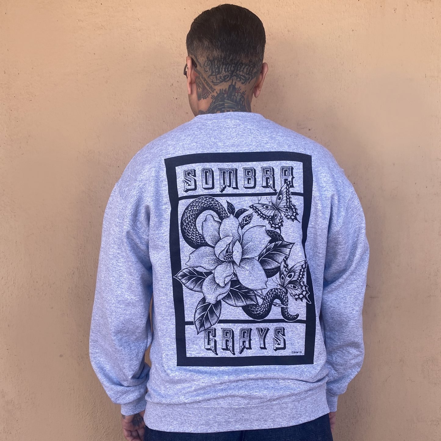 Sombra Grays Justin Olivier Gray Pullover Sweatshirt